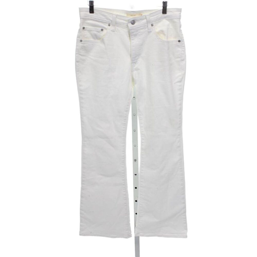 Levi's Women Bootcut White High Rise Cotton Jeans Size 30